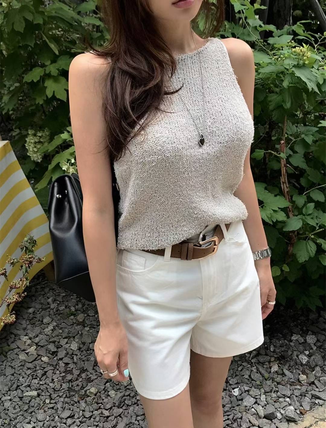 HIDEWAY東大門㊣直郵女士新品休閑推薦真品人氣時尚吊帶背心HIDEWAY吊帶/背心