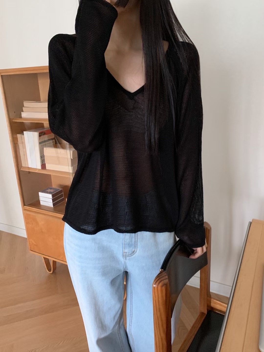 HIDEWAY東大門㊣代購女士新款時尚人氣熱賣休閑真品25春夏針織衫HIDEWAY針織衫圖色1