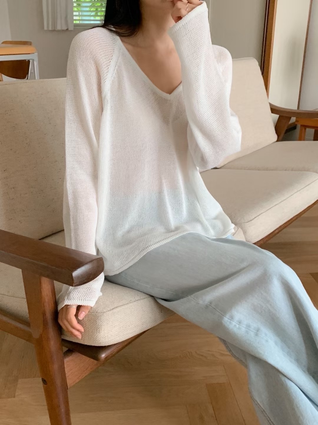 HIDEWAY東大門㊣代購女士新款時尚人氣熱賣休閑真品25春夏針織衫HIDEWAY針織衫圖色3