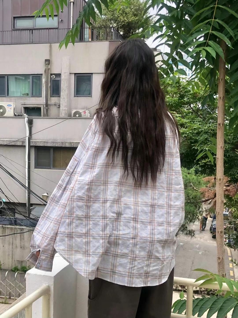 EXCUSE東大門㊣代購女裝新款職業休閑25春夏人氣襯衫蕾絲衫EXCUSE襯衫/蕾絲衫
