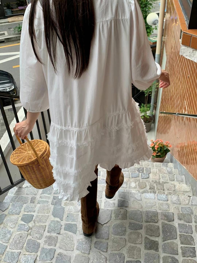 EXCUSE東大門㊣實拍女士新品休閑推薦時尚熱賣25春夏連衣裙EXCUSE連衣裙