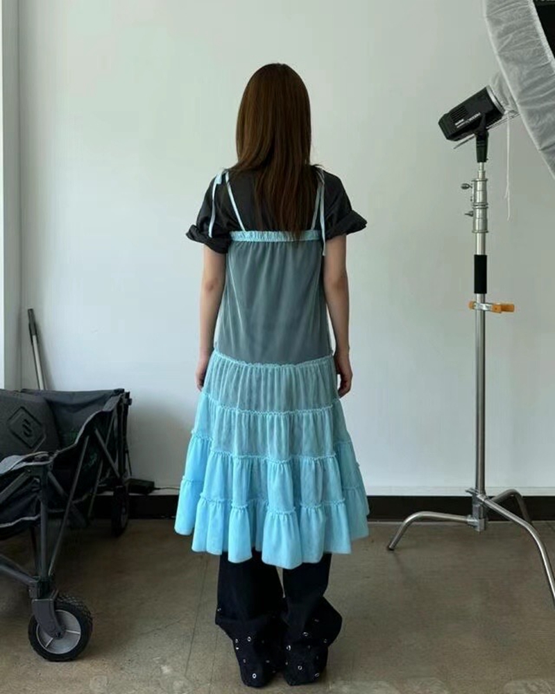 EXCUSE韓國直郵㊣女士新品推薦休閑真品職業人氣時尚連衣裙EXCUSE連衣裙
