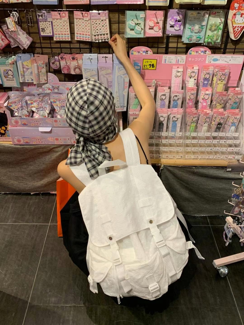 EXCUSE韓國代購㊣女士新款職業推薦25春夏熱賣人氣雙肩背包EXCUSE雙肩背包