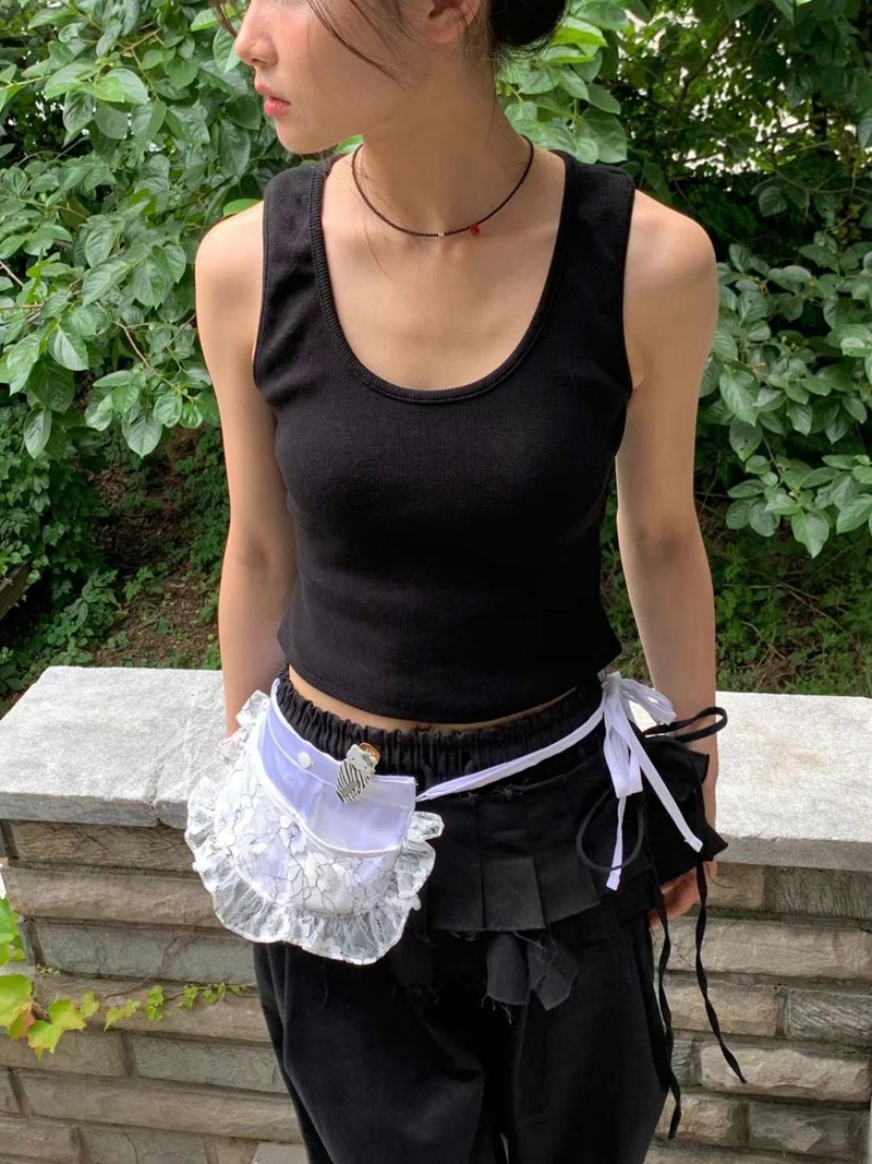 EXCUSE東大門㊣直郵女士新品時尚休閑人氣推薦25春夏吊帶背心EXCUSE吊帶/背心圖色4