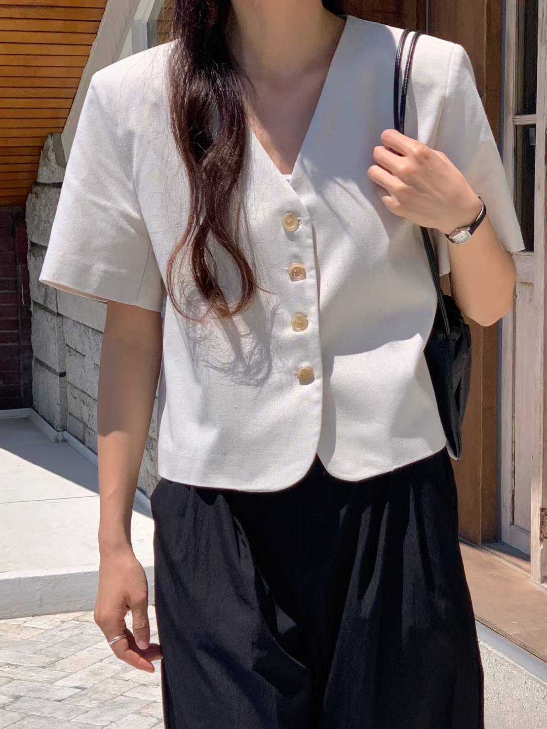 HIDEWAY韓國代購㊣女士新品熱賣休閑推薦時尚人氣職業真品夾克HIDEWAY夾克圖色1