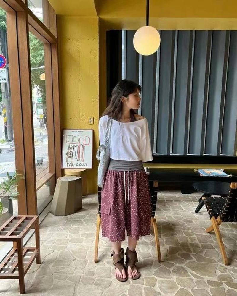EXCUSE東大門㊣直郵女士新款真品人氣時尚熱賣職業推薦短褲EXCUSE短褲圖色2