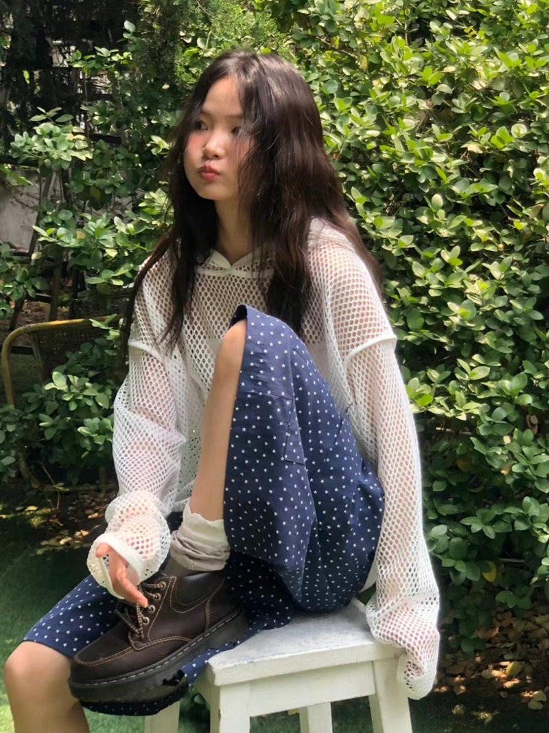 EXCUSE韓國直郵㊣女士新款推薦熱賣職業真品休閑25春夏針織衫EXCUSE針織衫圖色2