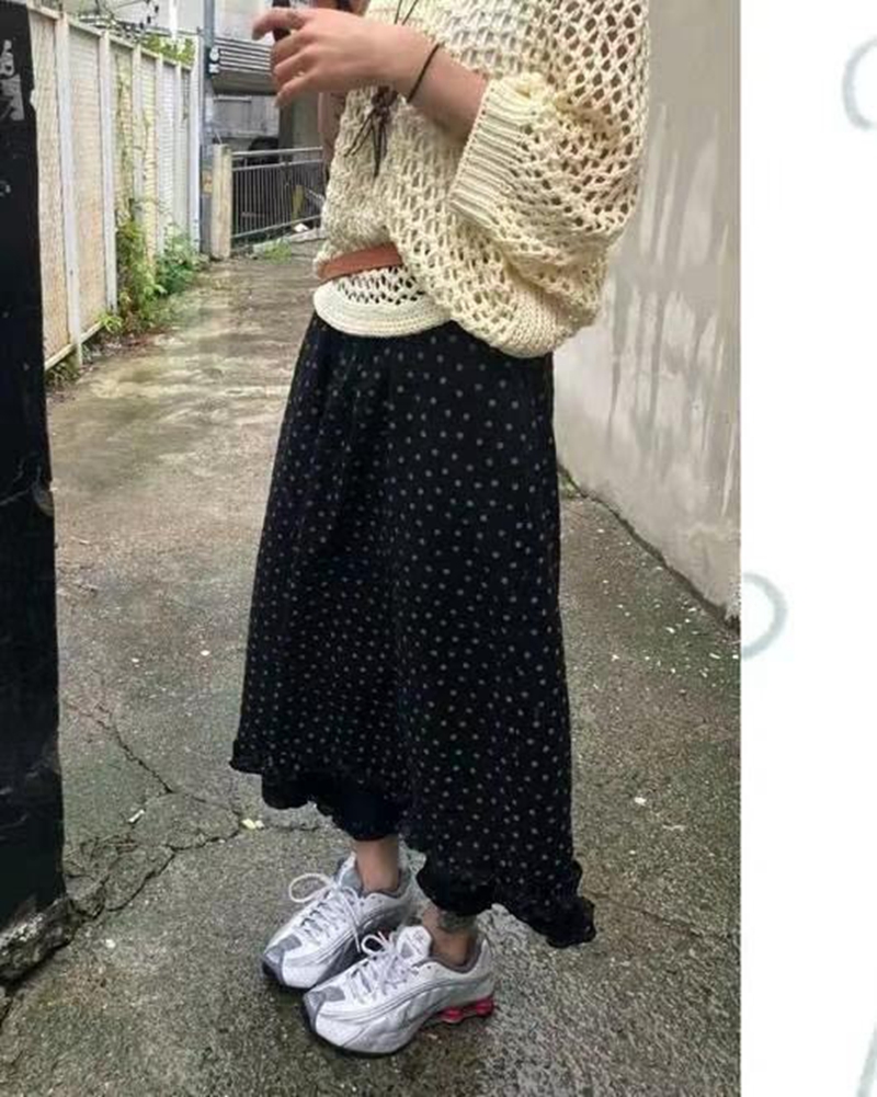 EXCUSE東大門㊣實拍女士新款時尚人氣推薦25春夏休閑熱賣長裙EXCUSE長裙
