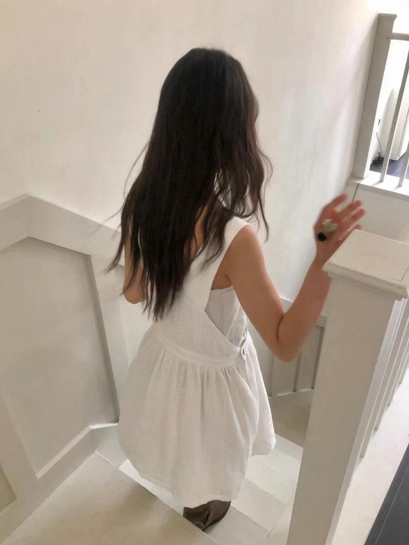 EXCUSE韓國代購㊣女裝新款25春夏人氣休閑真品時尚職業連衣裙EXCUSE連衣裙