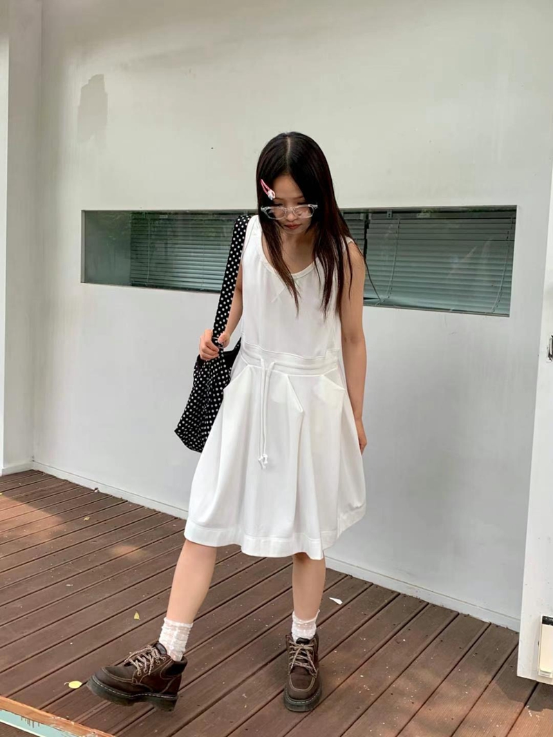 EXCUSE東大門㊣實拍女士新款真品職業推薦25春夏時尚連衣裙EXCUSE連衣裙圖色2