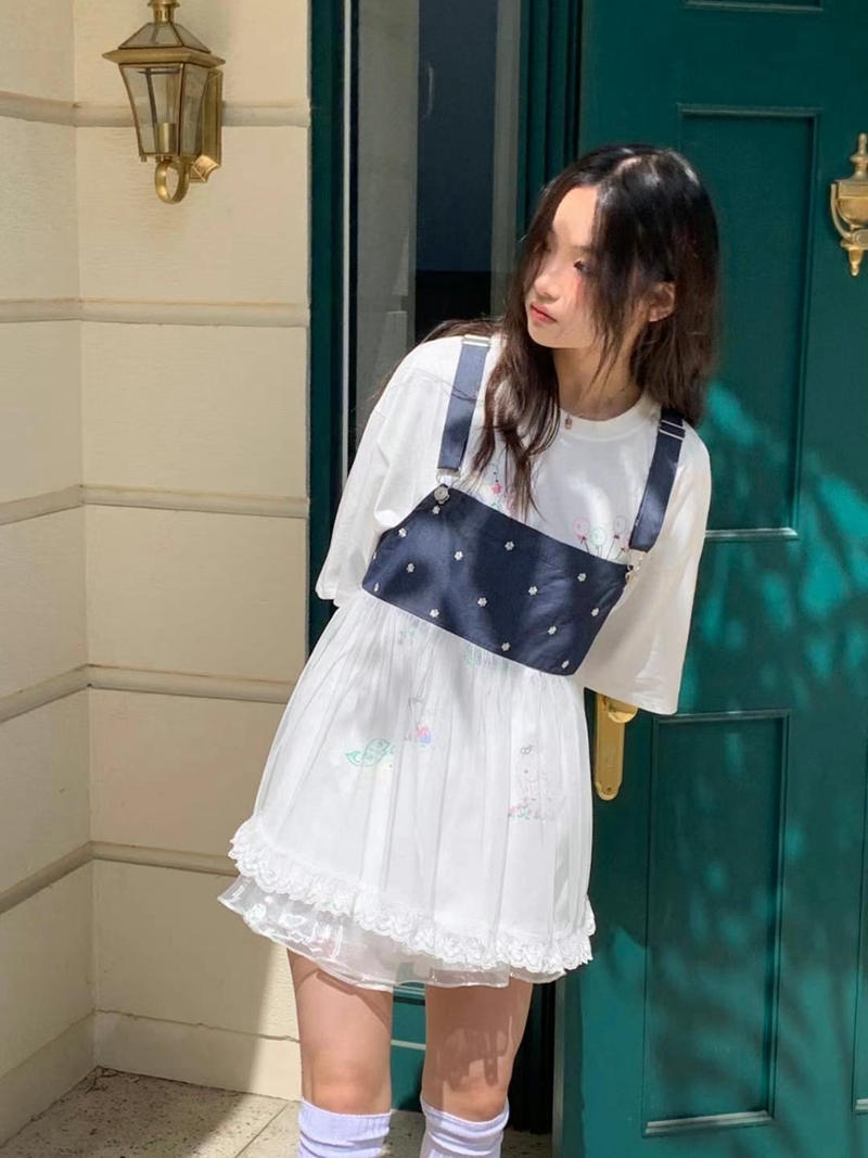 EXCUSE東大門㊣實拍女士新品職業休閑熱賣25春夏連衣裙不含內搭EXCUSE連衣裙