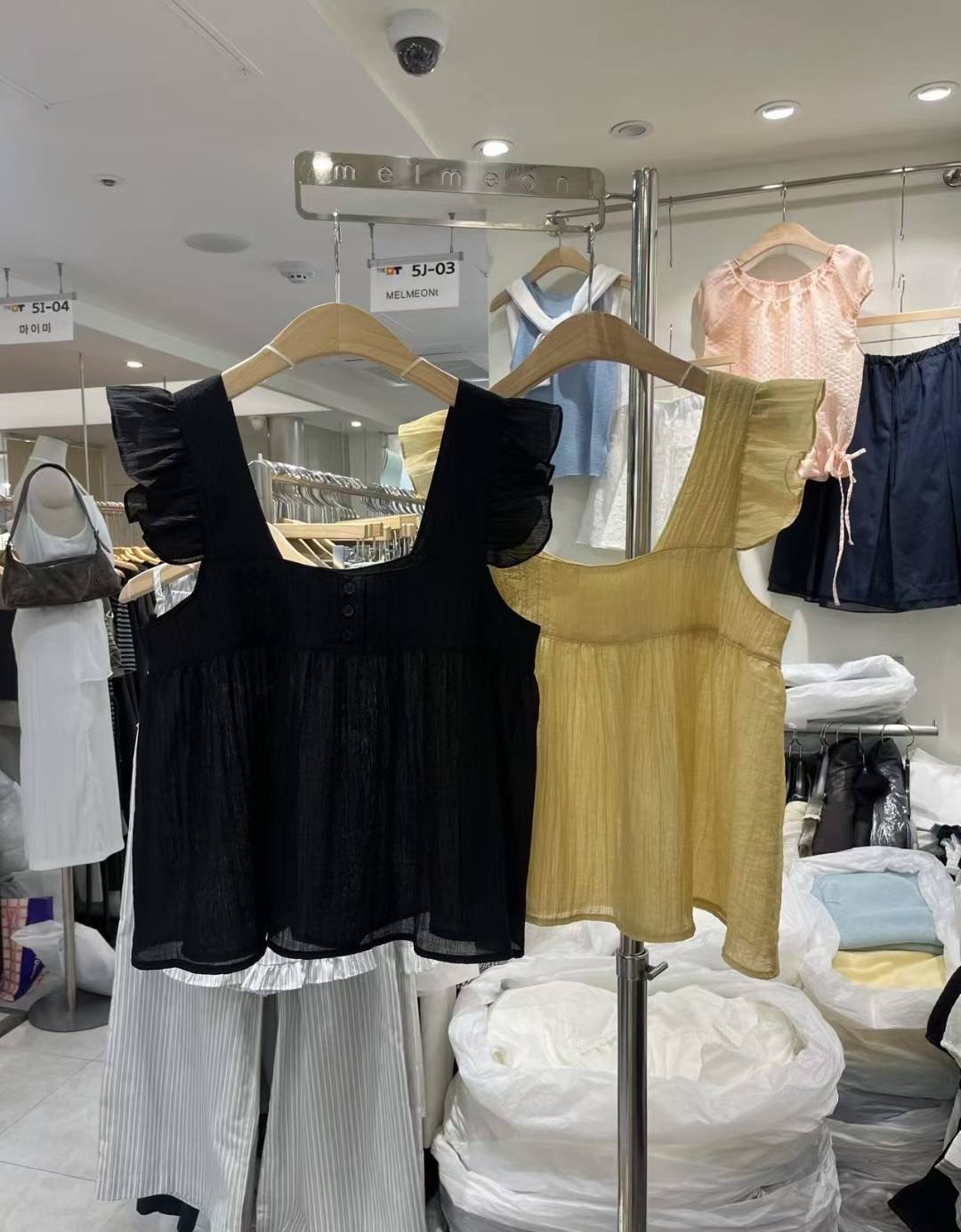 MELMEONT韓國直郵㊣女士新款推薦人氣職業吊帶背心兩面可穿MELMEONT吊帶/背心