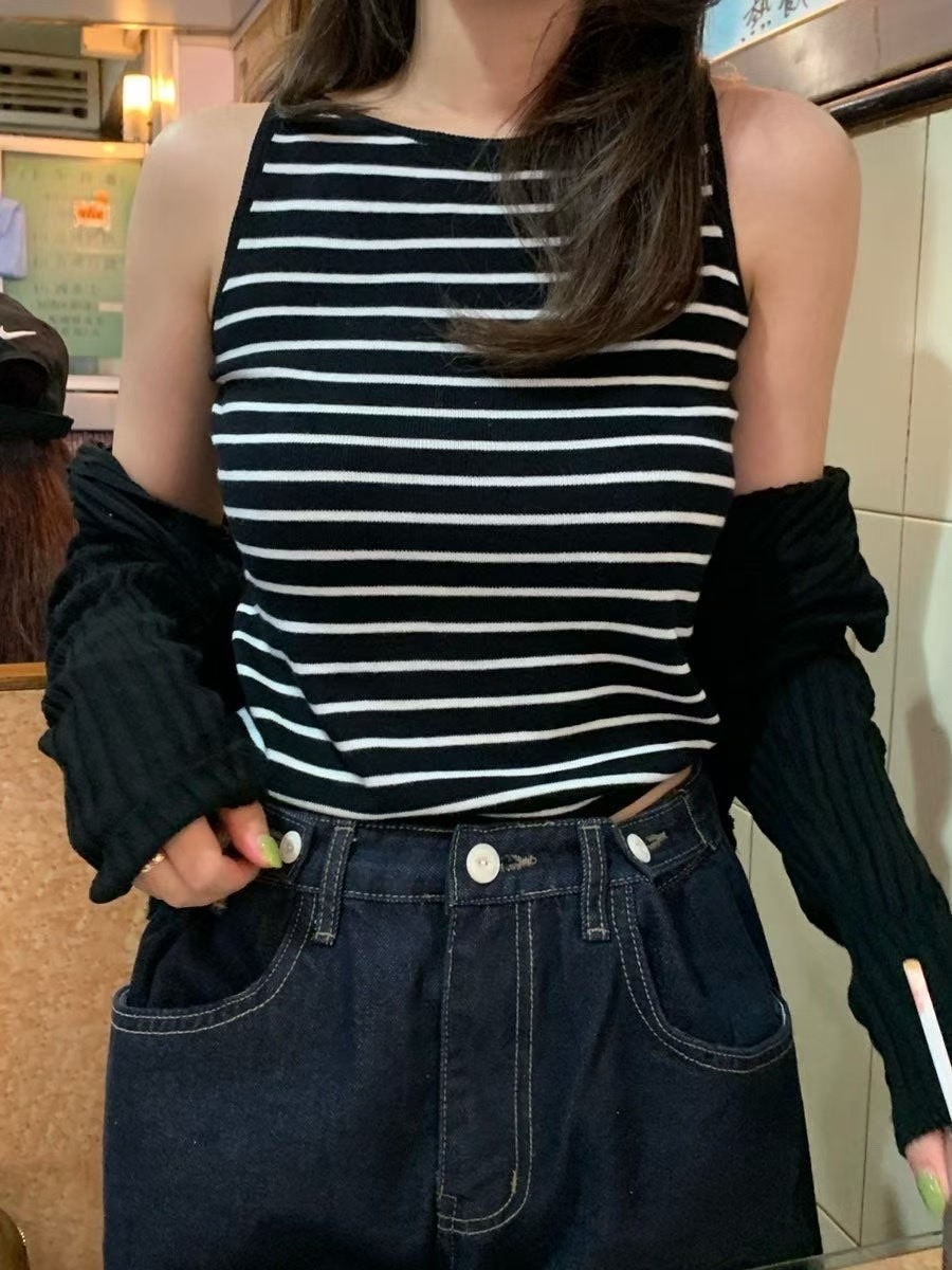 MELMEONT東大門㊣實拍女裝新款熱賣職業推薦休閑人氣吊帶背心MELMEONT吊帶/背心圖色4