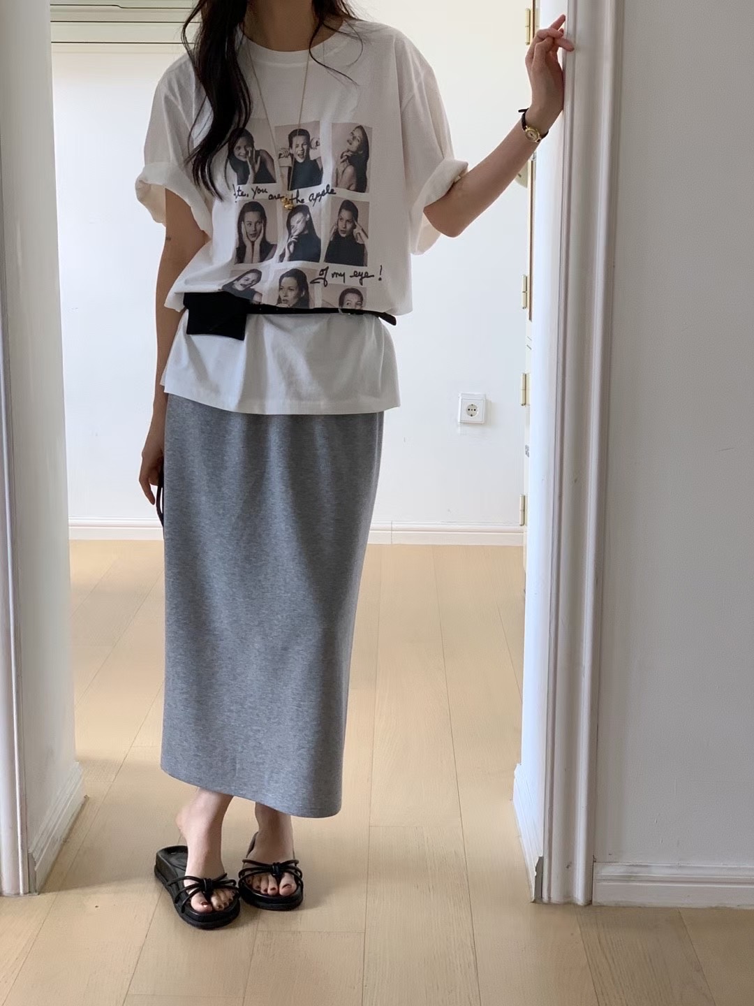 MELMEONT韓國代購㊣女士新款人氣真品熱賣休閑時尚職業推薦T恤MELMEONTT恤