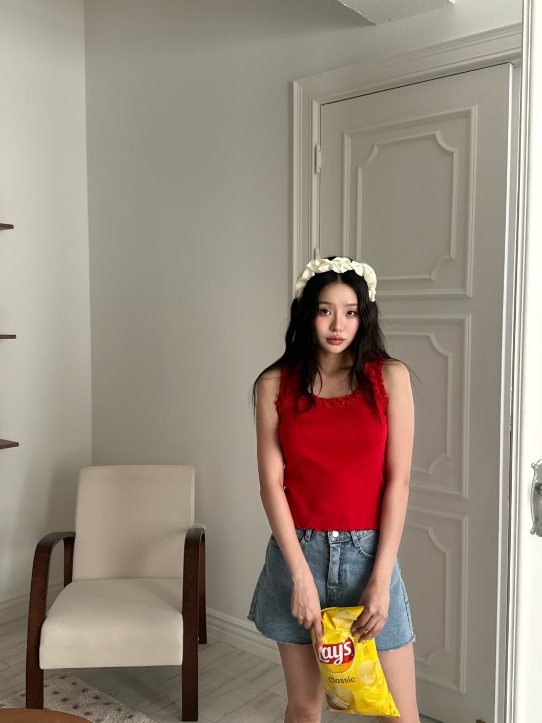 GISELE東大門㊣實拍女裝新款真品休閑職業人氣時尚吊帶背心GISELE吊帶/背心圖色1