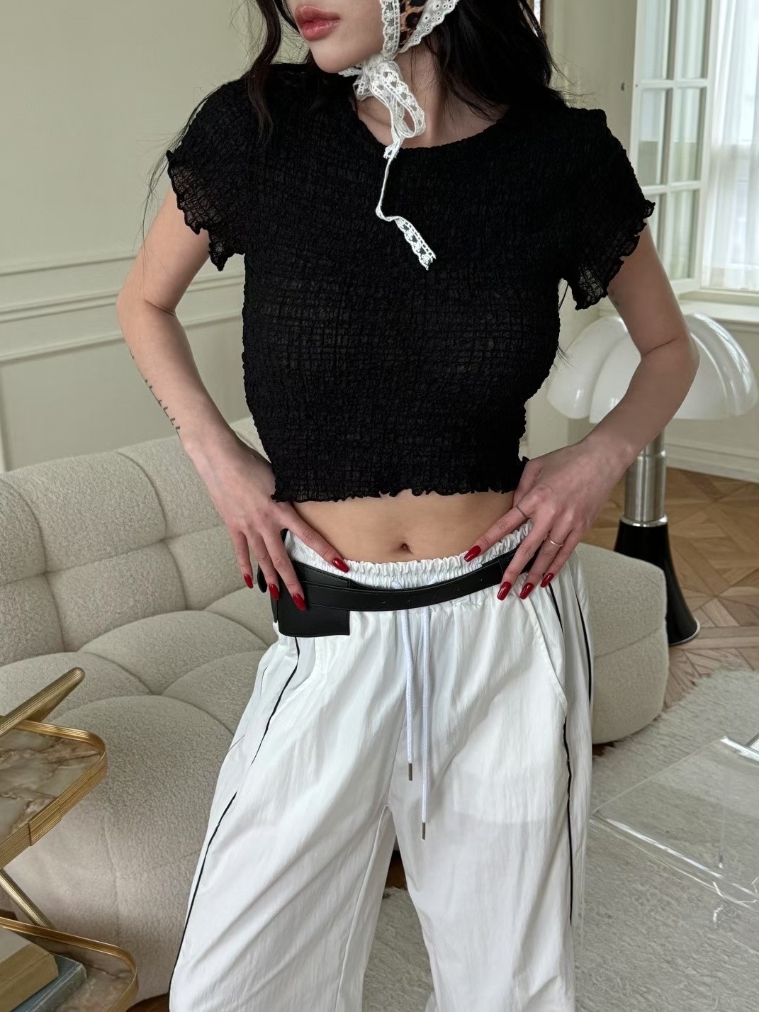 GISELE東大門㊣直郵女士新款職業人氣熱賣休閑推薦真品時尚T恤GISELET恤圖色2
