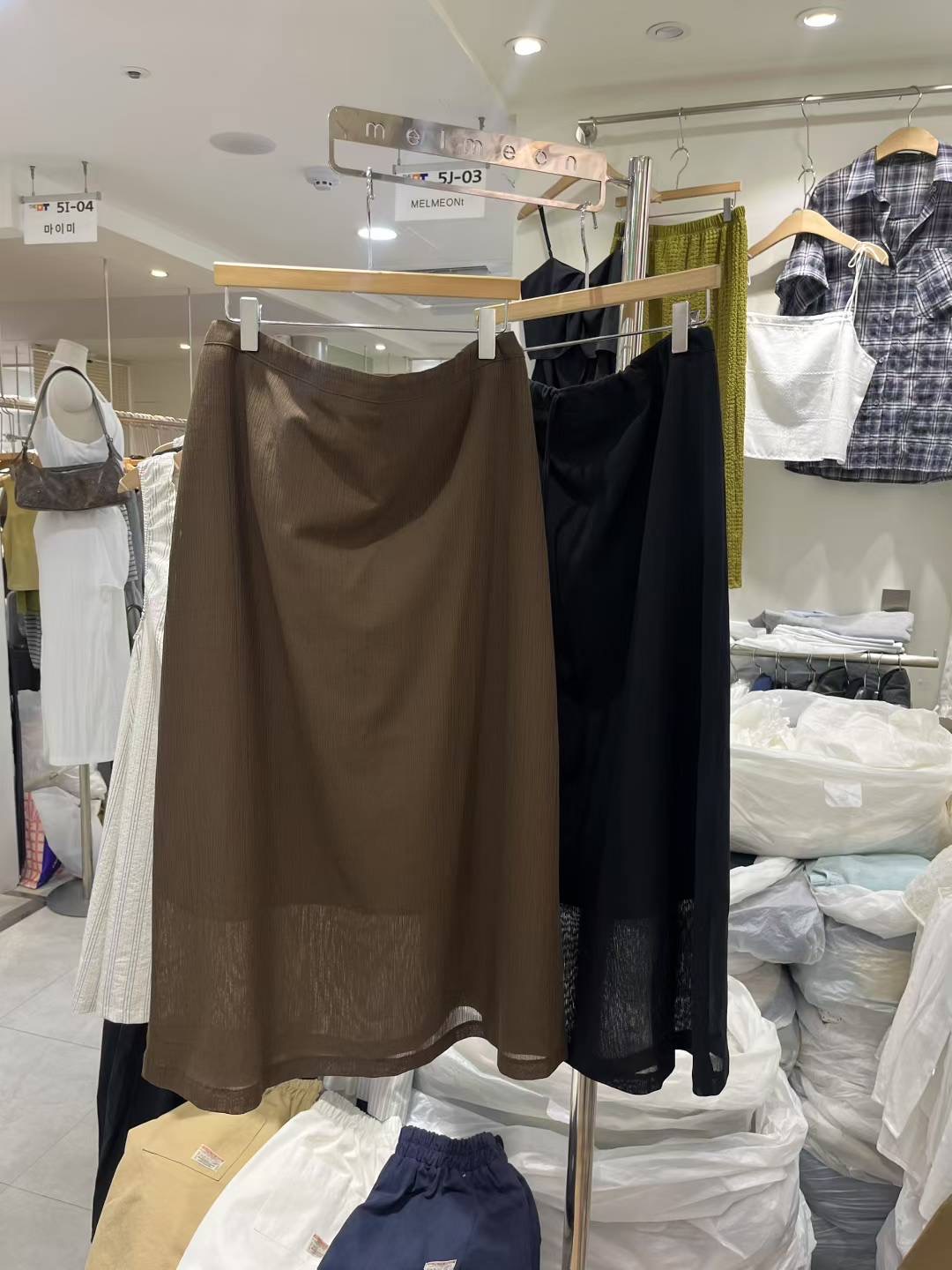 MELMEONT東大門㊣實拍女裝新品人氣熱賣時尚推薦半身裙中短裙MELMEONT半身裙/中短裙