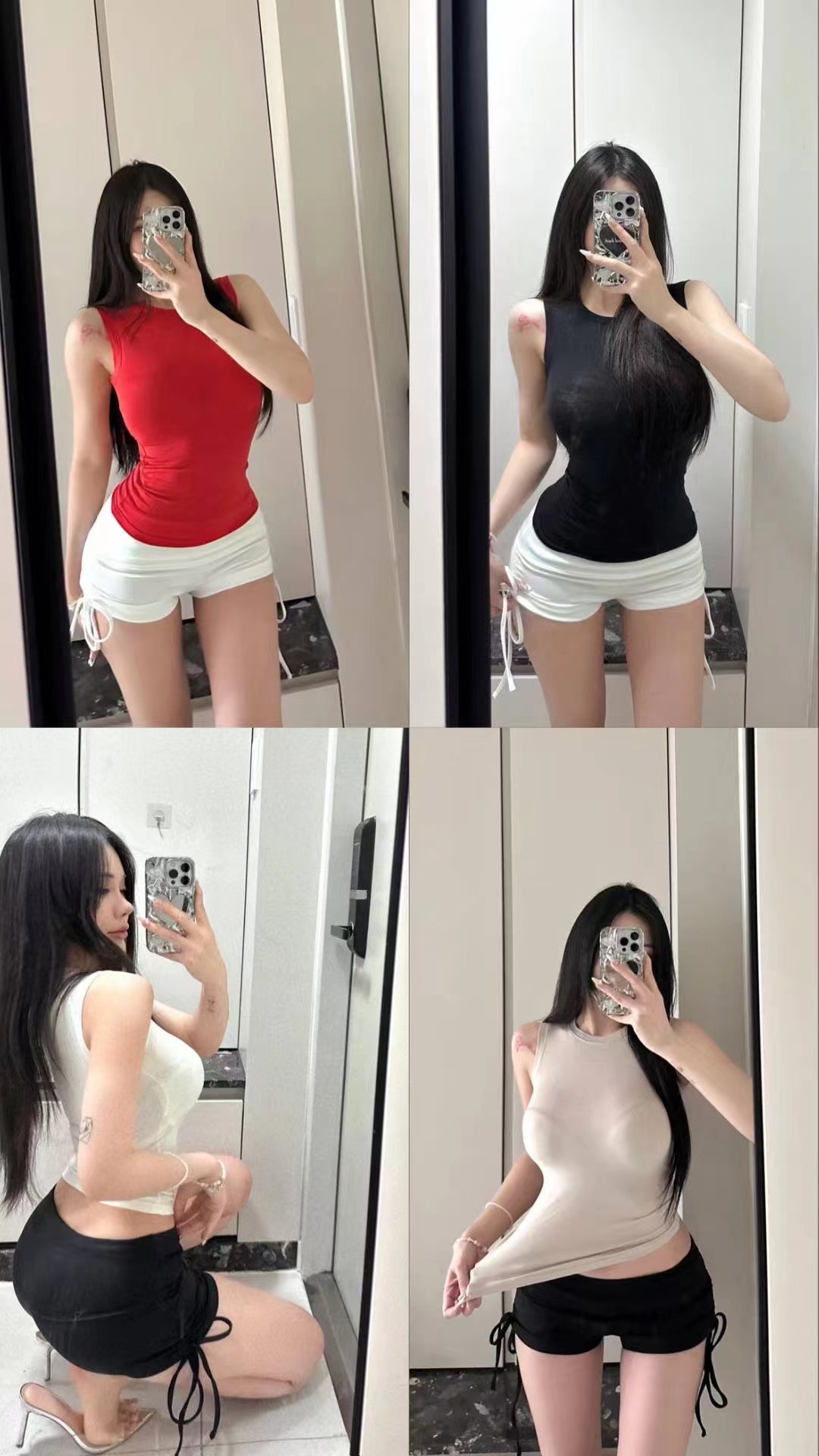 LOG MYSELF東大門㊣代購女裝新款熱賣人氣真品25春夏吊帶背心LOG MYSELF吊帶/背心
