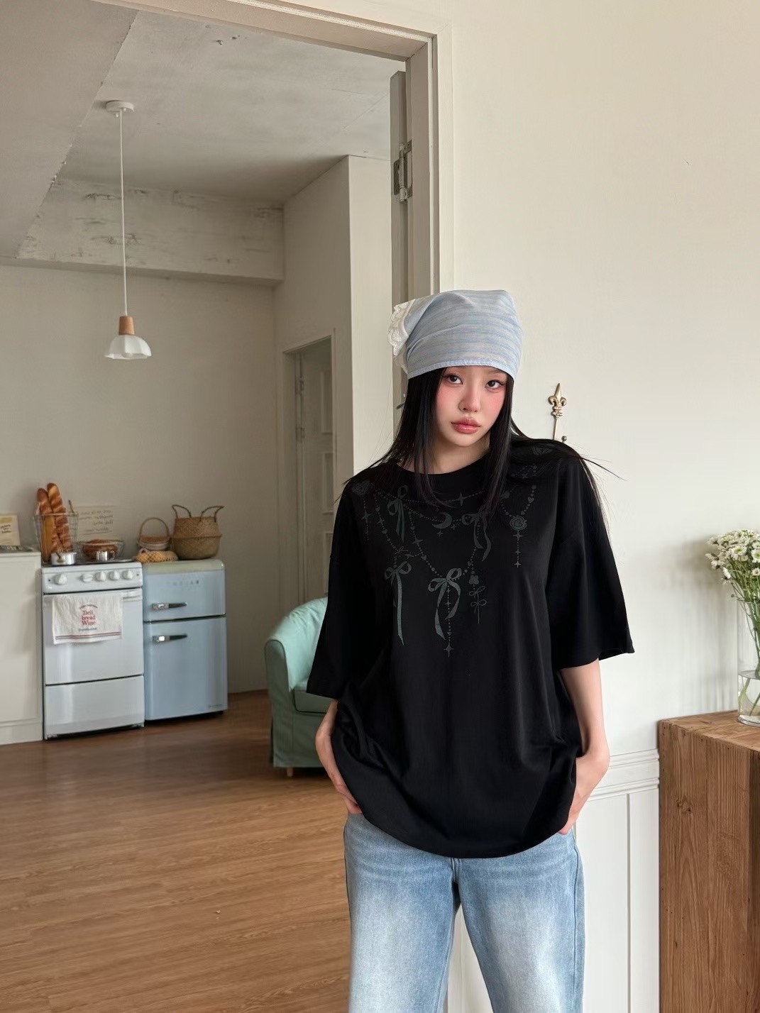 GISELE東大門㊣實拍女士新品25春夏人氣推薦熱賣職業真品T恤GISELET恤圖色3