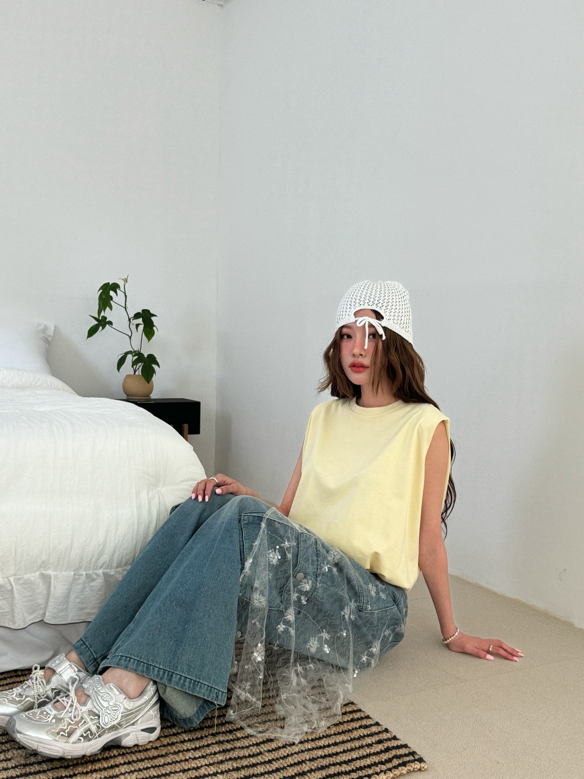 GISELE東大門㊣實拍女裝新款職業推薦人氣休閑熱賣吊帶背心GISELE吊帶/背心