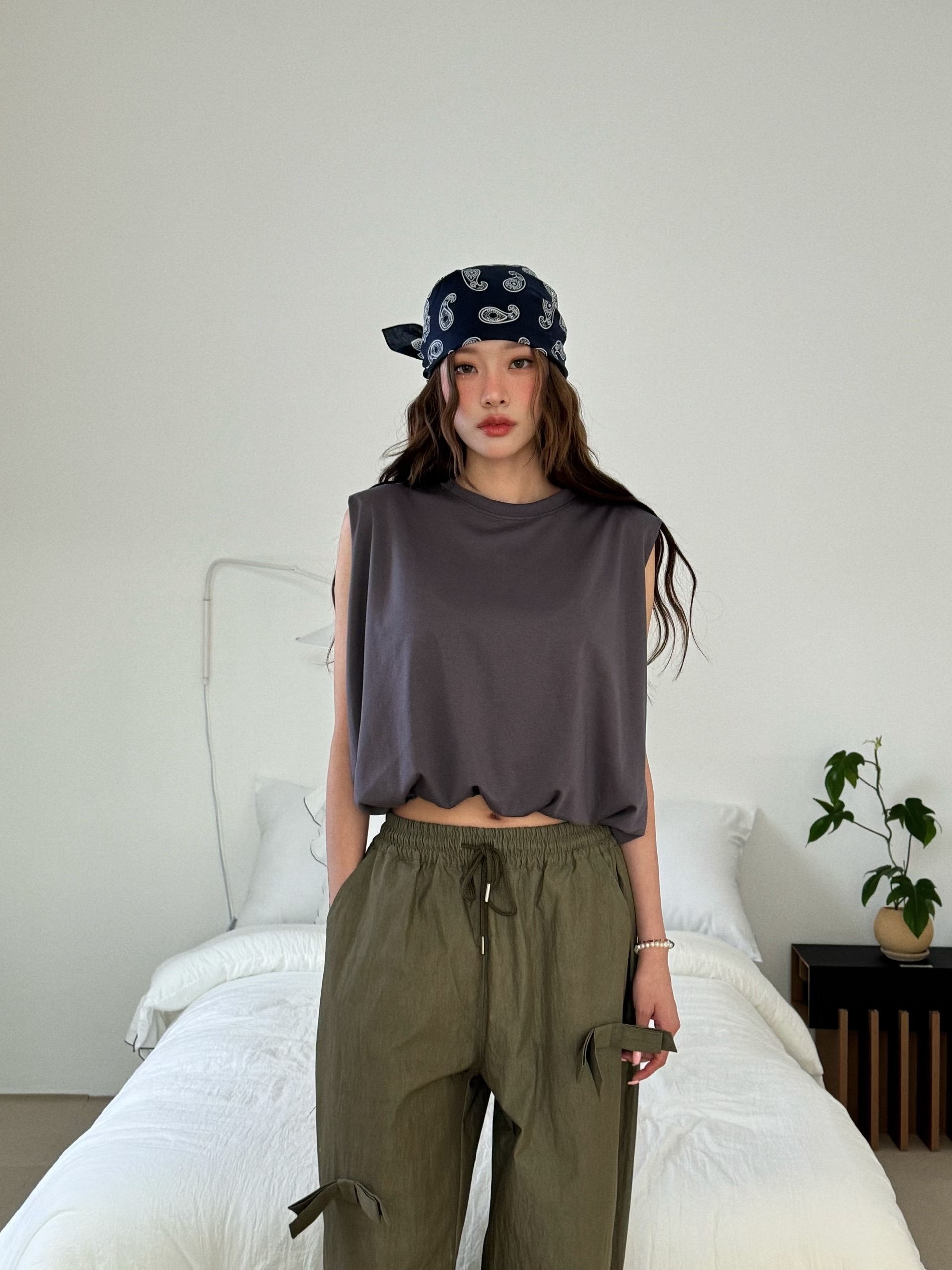 GISELE東大門㊣實拍女裝新款職業推薦人氣休閑熱賣吊帶背心GISELE吊帶/背心圖色2