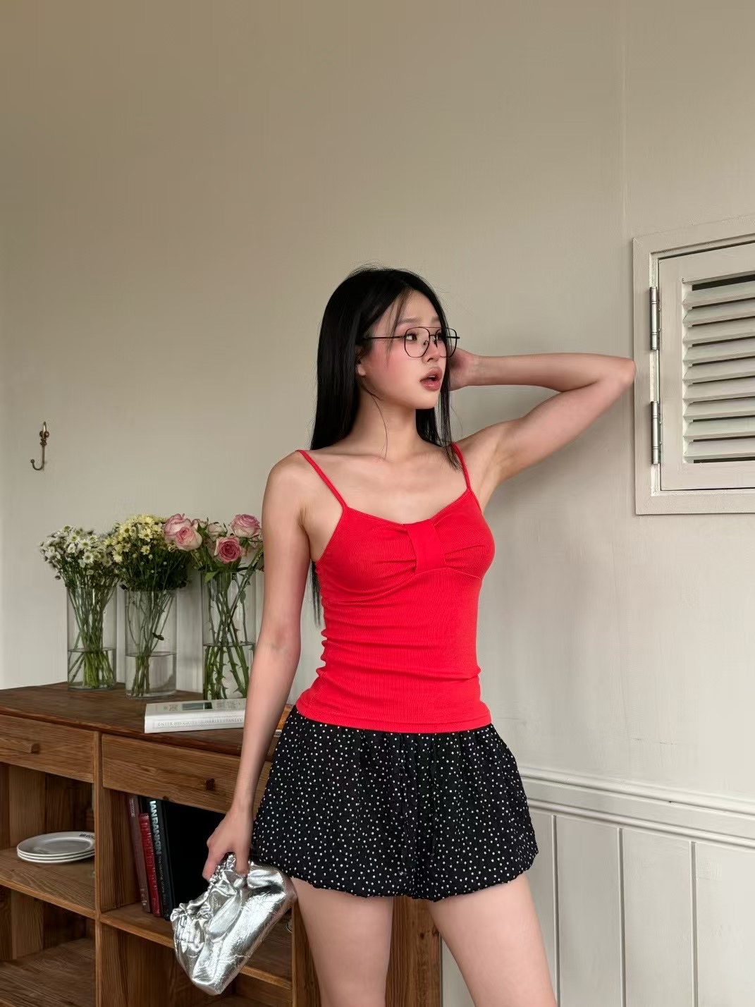 GISELE韓國代購㊣女士新品25春夏時尚熱賣真品職業吊帶背心GISELE吊帶/背心