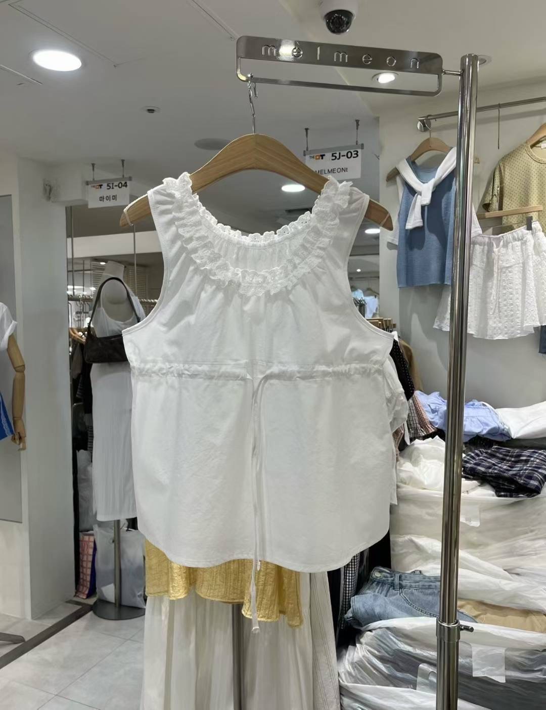 MELMEONT東大門㊣實拍女裝新品休閑真品人氣25春夏吊帶背心MELMEONT吊帶/背心