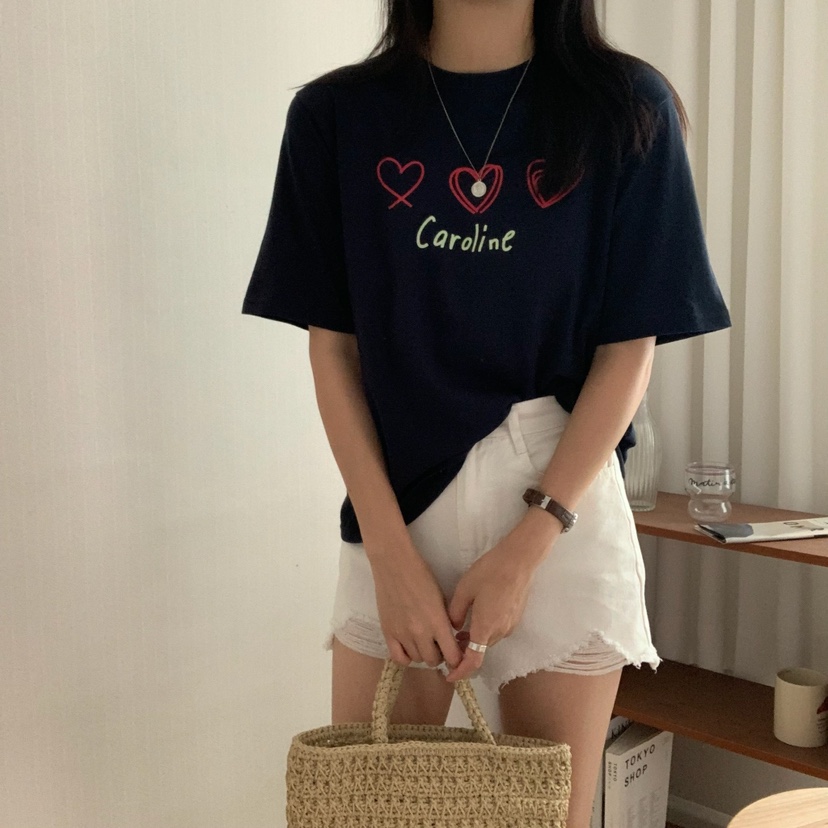 HELLO JINI東大門㊣代購女士新款時尚真品休閑職業推薦T恤HELLO JINIT恤