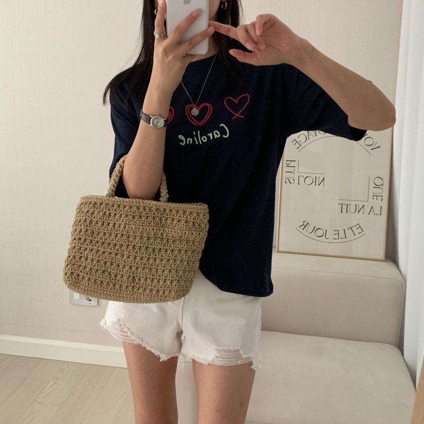 HELLO JINI東大門㊣代購女士新款時尚真品休閑職業推薦T恤HELLO JINIT恤