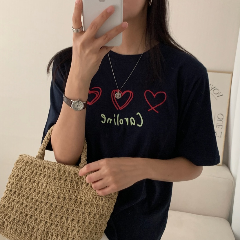 HELLO JINI東大門㊣代購女士新款時尚真品休閑職業推薦T恤HELLO JINIT恤