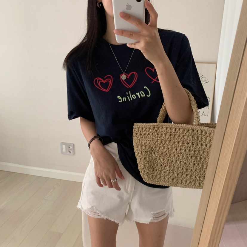 HELLO JINI東大門㊣代購女士新款時尚真品休閑職業推薦T恤HELLO JINIT恤