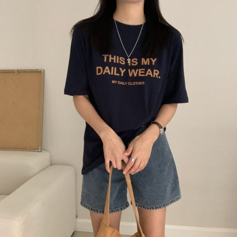 HELLO JINI東大門㊣代購女裝新款休閑時尚人氣推薦職業T恤HELLO JINIT恤