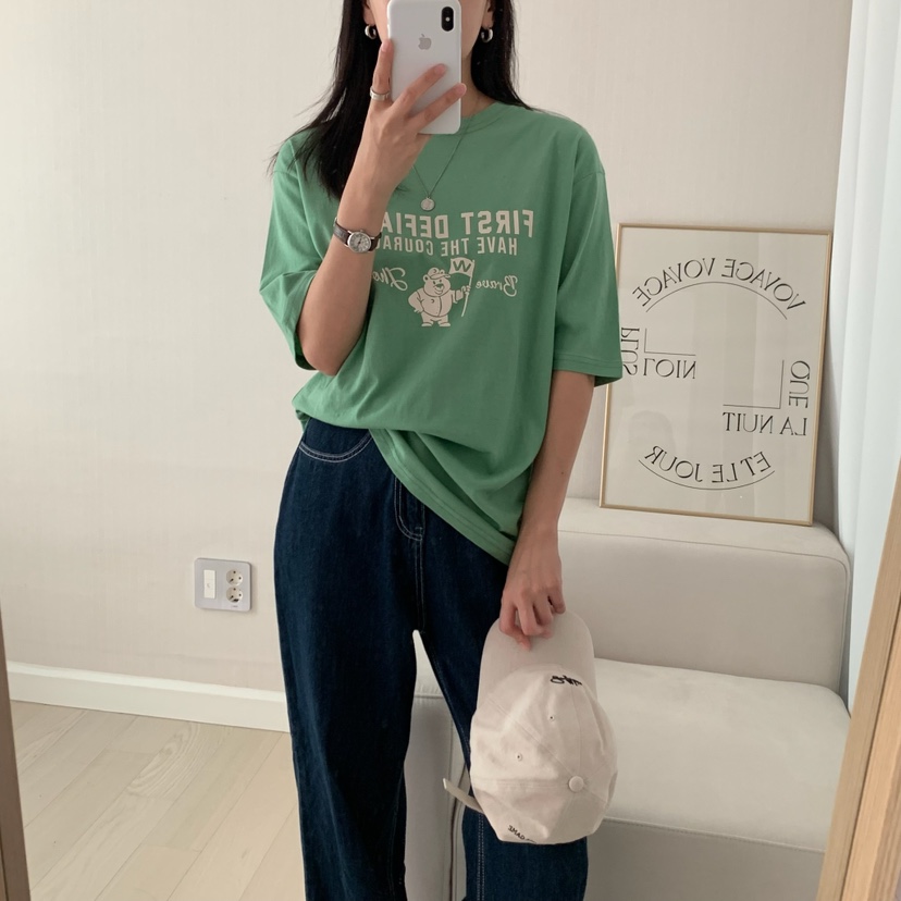 HELLO JINI東大門㊣代購女士新款真品職業人氣時尚推薦T恤HELLO JINIT恤