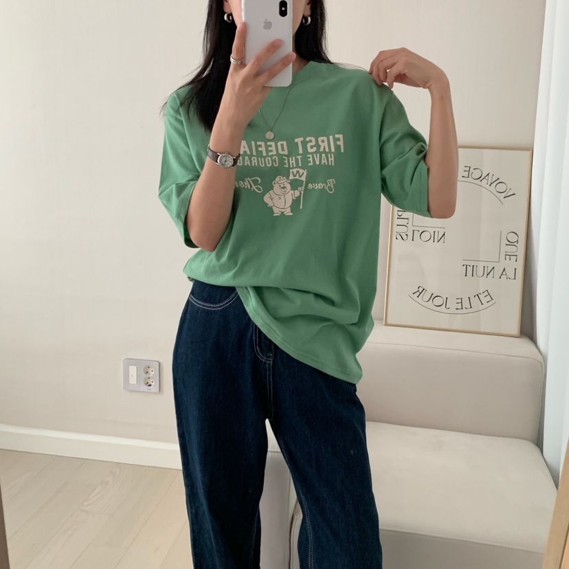 HELLO JINI東大門㊣代購女士新款真品職業人氣時尚推薦T恤HELLO JINIT恤