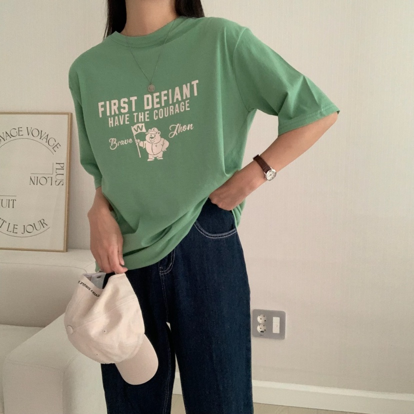 HELLO JINI東大門㊣代購女士新款真品職業人氣時尚推薦T恤HELLO JINIT恤