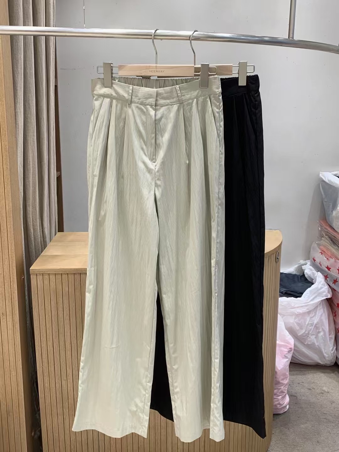 HIDEWAY韓國直郵㊣女士新品休閑真品推薦時尚25春夏職業休閑褲HIDEWAY休閑褲