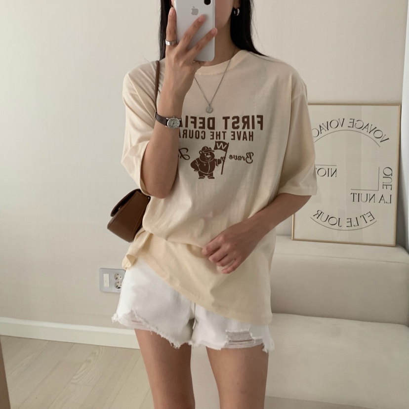 HELLO JINI東大門㊣實拍女裝新款熱賣時尚休閑推薦職業T恤HELLO JINIT恤