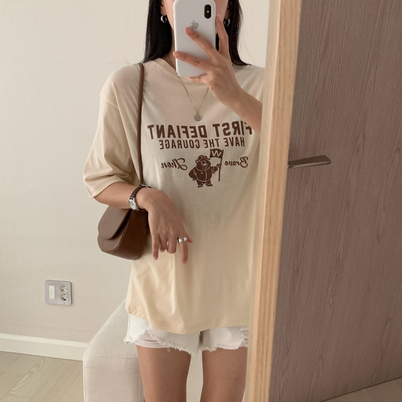 HELLO JINI東大門㊣實拍女裝新款熱賣時尚休閑推薦職業T恤HELLO JINIT恤