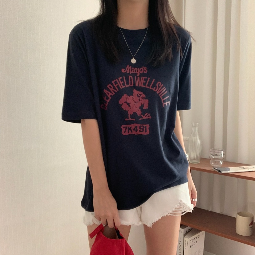 HELLO JINI東大門㊣實拍女裝新款熱賣時尚休閑推薦職業T恤HELLO JINIT恤