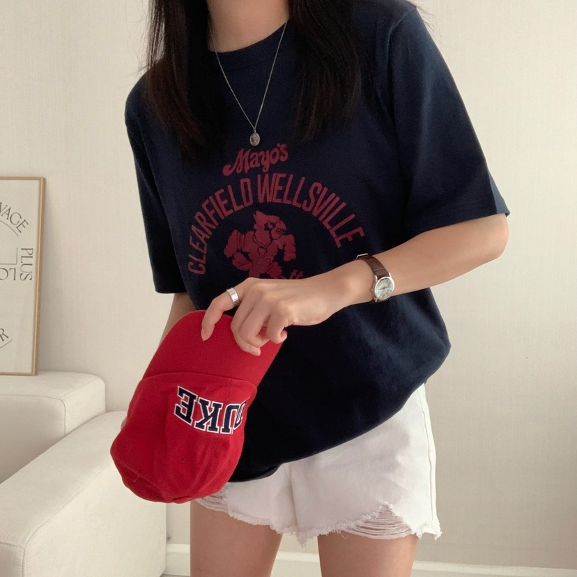 HELLO JINI東大門㊣實拍女裝新款熱賣時尚休閑推薦職業T恤HELLO JINIT恤