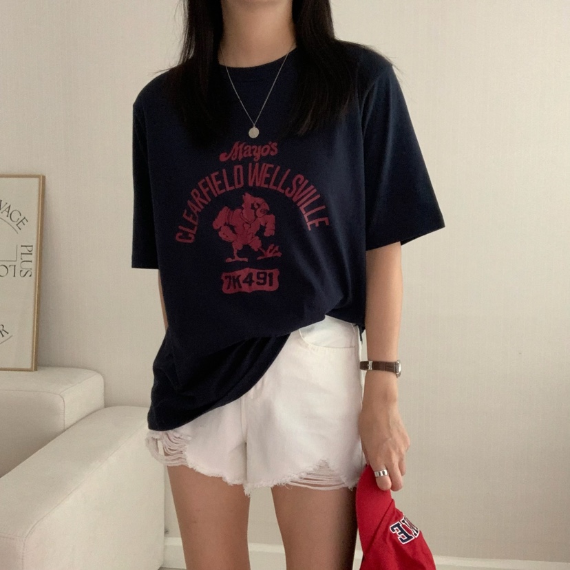 HELLO JINI東大門㊣實拍女裝新款熱賣時尚休閑推薦職業T恤HELLO JINIT恤