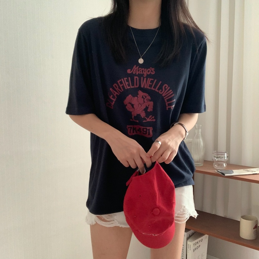 HELLO JINI東大門㊣實拍女裝新款熱賣時尚休閑推薦職業T恤HELLO JINIT恤