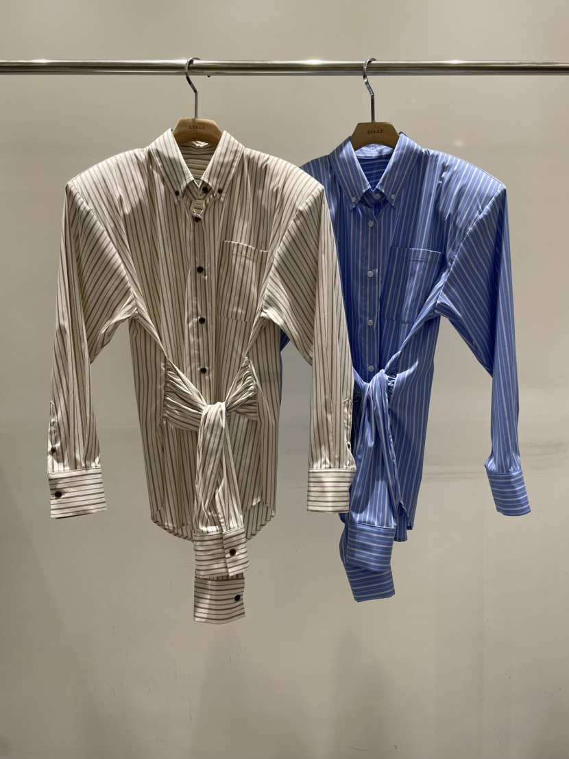 STAGE東大門㊣代購女士新品25春夏休閑推薦真品人氣襯衫蕾絲衫STAGE襯衫/蕾絲衫