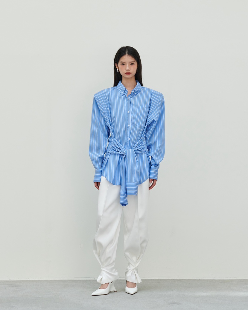 STAGE東大門㊣代購女士新品25春夏休閑推薦真品人氣襯衫蕾絲衫STAGE襯衫/蕾絲衫
