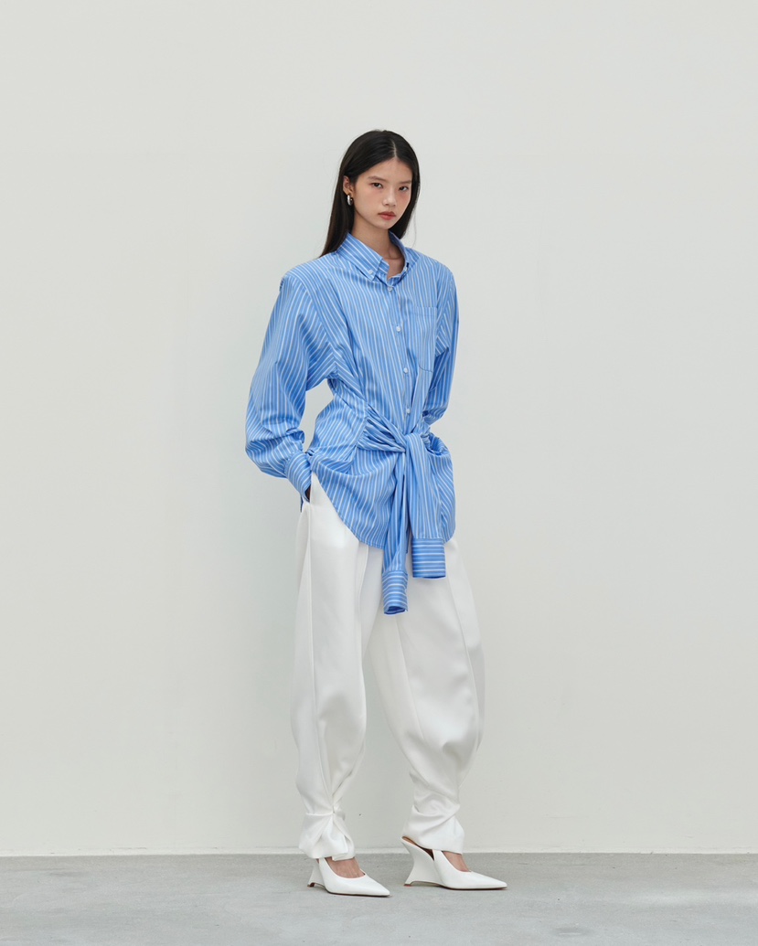 STAGE東大門㊣代購女士新品25春夏休閑推薦真品人氣襯衫蕾絲衫STAGE襯衫/蕾絲衫