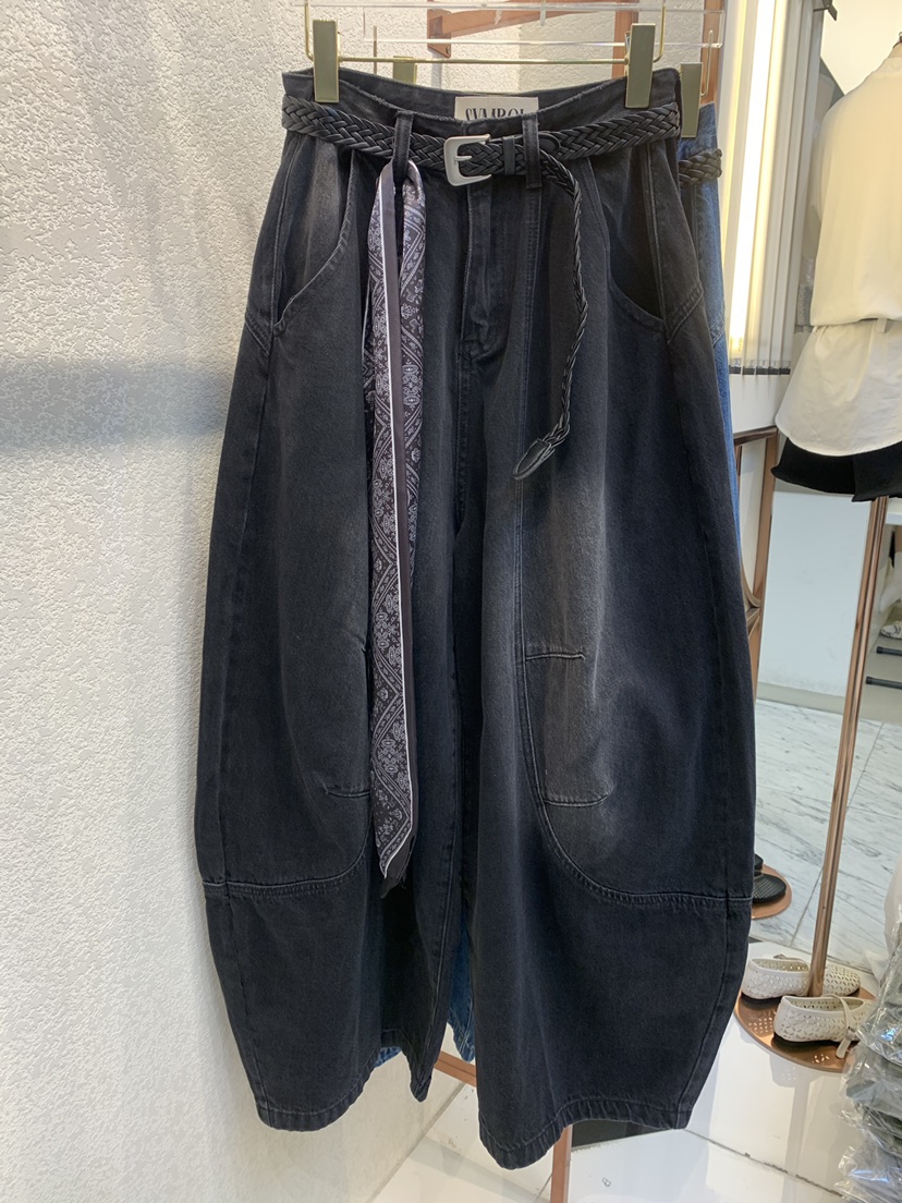 SYMBOL東大門㊣實拍女裝新品真品人氣熱賣時尚牛仔褲不含腰帶SYMBOL牛仔褲圖色2