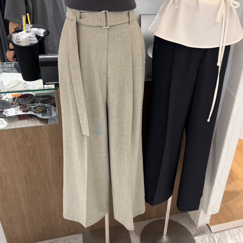 CHAE東大門㊣直郵女裝新品25春夏人氣時尚職業休閑褲包含腰帶CHAE休閑褲