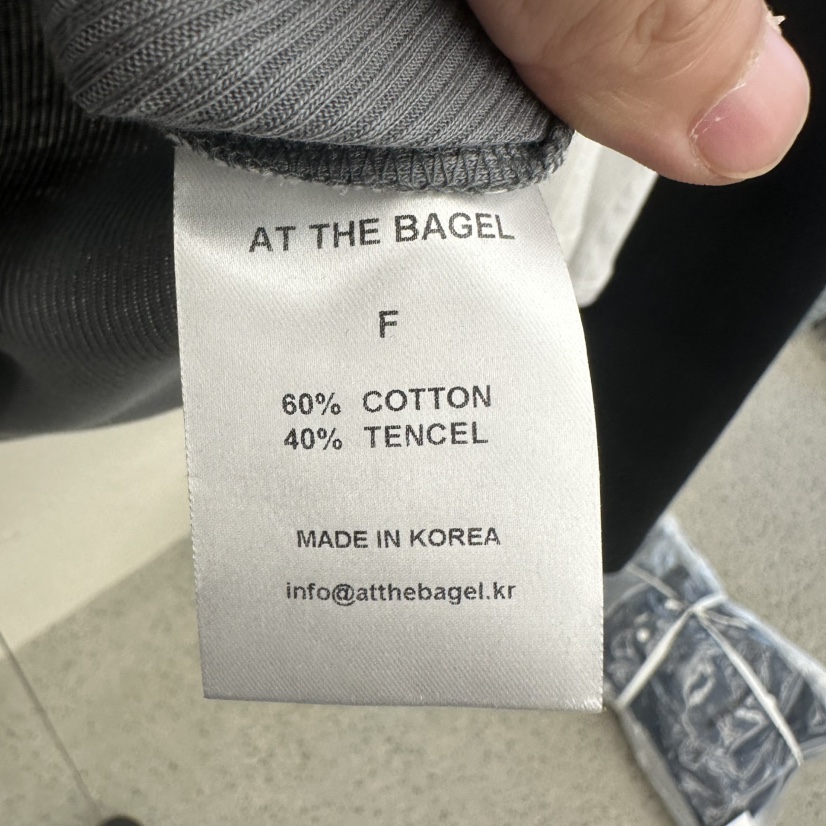 AT THE BAGEL韓國直郵㊣女裝新款真品人氣時尚休閑推薦T恤AT THE BAGELT恤