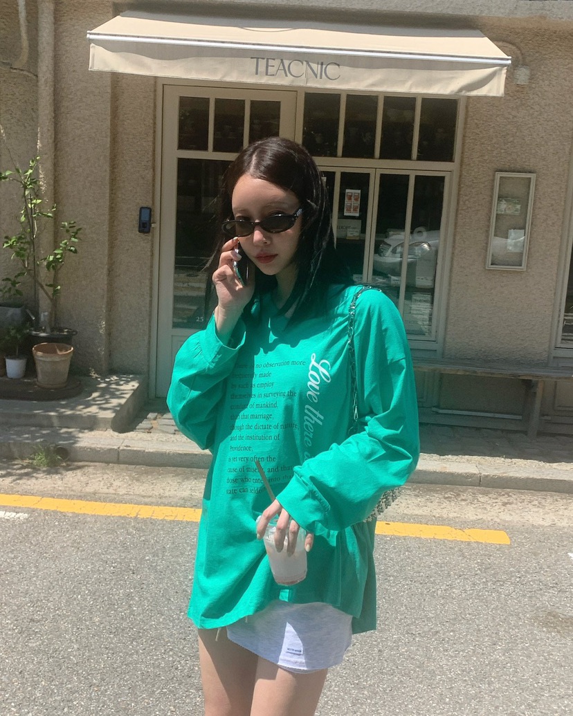 REVE CITE-L韓國代購㊣女士新品真品熱賣職業休閑長袖T恤REVE CITE長袖T恤