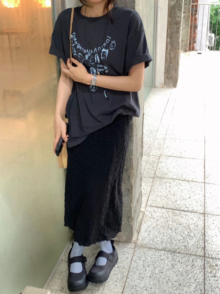 DOIT東大門㊣實拍女裝新款推薦時尚熱賣25春夏人氣職業休閑T恤DOITT恤